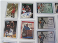 NBA Collection of 30 Autographed Insert Cards w/Allen Iverson 