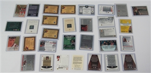 NBA Collection of 30 Autographed Insert Cards w/Allen Iverson 