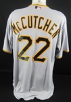 Andrew McCutchen 2009 Pittsburgh Pirates Professional Model Rookie Jersey w/Light Use