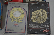 Lot of 7 Boxes of Unopened Baseball & Hockey Cards 