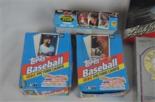 Lot of 7 Boxes of Unopened Baseball & Hockey Cards 