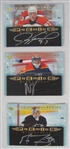 Collection of 9 Autographed Hockey Insert Cards