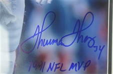 Thurman Thomas Buffalo Bills Autographed & Framed 16x20 Photo