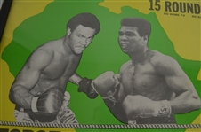 Muhammad Ali vs. George Foreman Original Closed Circuit Fight Poster