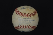 Sammy Sosa 2003 Game Used & Autographed Baseball 4/4/2003