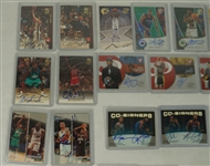 Collection of 41 Topps Certified Autographed NBA Basketball Cards