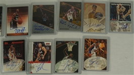 Collection of 41 Topps Certified Autographed NBA Basketball Cards