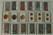 Collection of 18 NBA Sign of The Times Autographed Cards