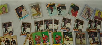 Collection of 150 Vintage Hockey Cards
