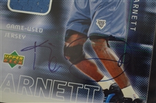 Kevin Garnett Autographed Upper Deck Game Used Limited Edition Jersey Card UDA
