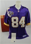 Randy Moss 1998 Minnesota Vikings Autographed LE Rookie Jersey #84/184 UDA