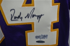 Randy Moss 1998 Minnesota Vikings Autographed LE Rookie Jersey #84/184 UDA