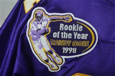 Randy Moss 1998 Minnesota Vikings Autographed LE Rookie Jersey #84/184 UDA