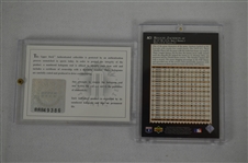 Reggie Jackson Autographed Baseball Card UDA