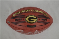 Bart Starr RARE Super Bowl I Autographed & Inscribed Limited Edition Football