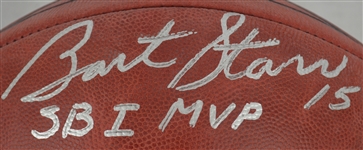Bart Starr RARE Super Bowl I Autographed & Inscribed Limited Edition Football