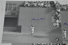 Willie Mays Lot of 5 Autographed 8x10 The Catch Photos