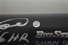 Sammy Sosa Autographed & Inscribed 66 HR MVP Bat
