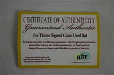 Sammy Sosa Autographed & Inscribed 66 HR MVP Bat