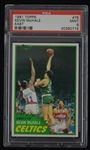 Kevin McHale 1981 Topps Rookie Card #75 PSA 9