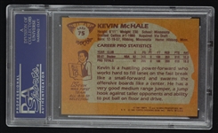 Kevin McHale 1981 Topps Rookie Card #75 PSA 9