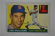Ted Williams 1955 Topps #2 Baseball Card