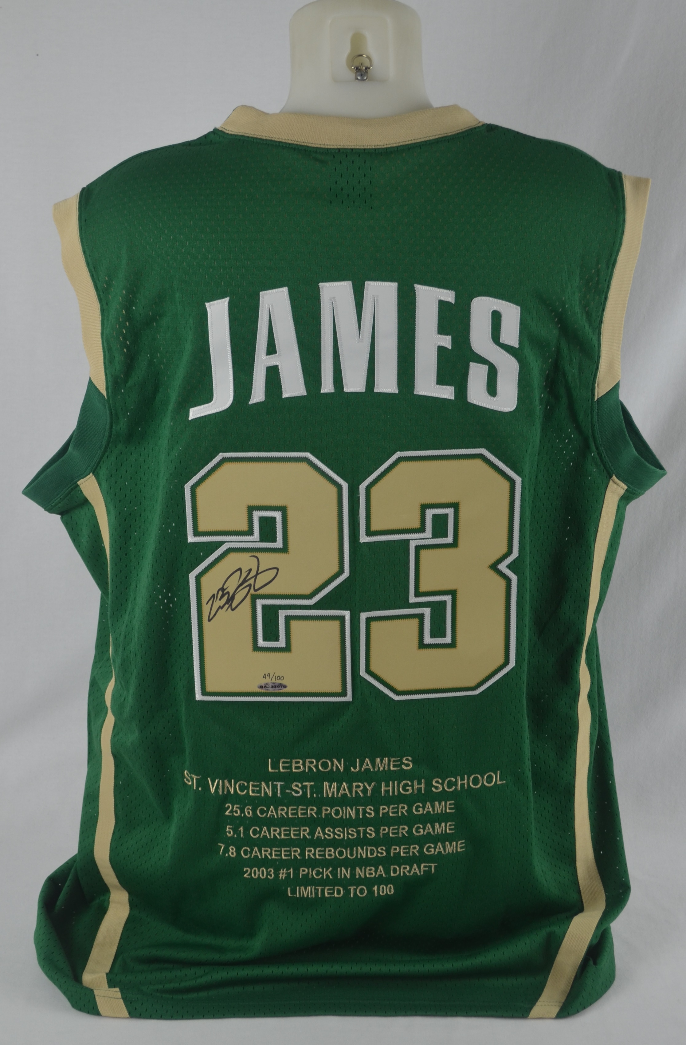 st vincent st mary high school lebron james jersey