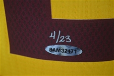 LeBron James Autographed 2014 Cleveland Cavaliers LE Christmas Jersey UDA 