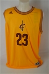 LeBron James Autographed 2014 Cleveland Cavaliers LE Christmas Jersey UDA 