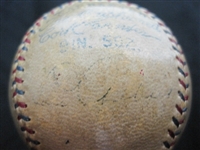 Babe Ruth & Lou Gehrig Dual Signed Baseball 