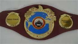 Mike Tyson Autographed Championship Belt