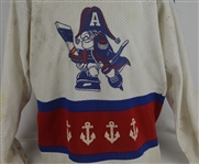 Milwaukee Admirals Game Worn AHL Hockey Jersey w/Heavy Use