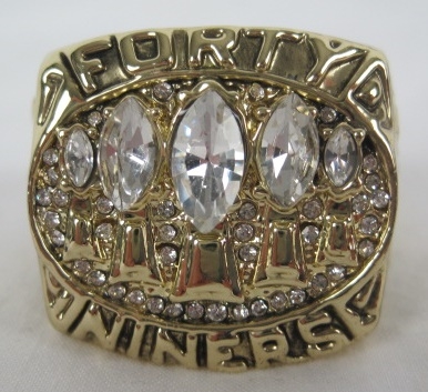 san francisco 49ers replica super bowl ring