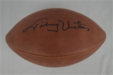 Johnny Unitas Autographed Football w/Full JSA LOA