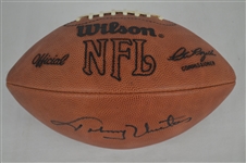 Johnny Unitas Autographed Football w/Full JSA LOA
