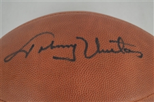 Johnny Unitas Autographed Football w/Full JSA LOA