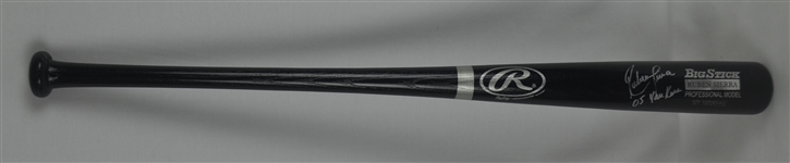 Ruben Sierra New York Yankees Autographed Inscribed Bat