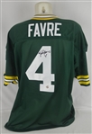 Brett Favre Green Bay Packers Autographed Jersey