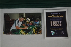 Brett Favre Green Bay Packers Autographed Jersey