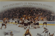 Minnesota Gophers 2003 National Champions Limited Edition Print by Karl Jaeger