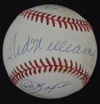 Triple Crown Hitters Autographed Baseball UDA 