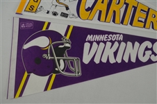 Minnesota Vikings Vintage Football Pennants
