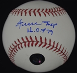 Willie Mays Autographed & Inscribed Baseball 