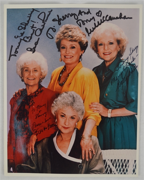 Golden Girls Cast Signed 8x10 Photo