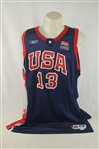 Tim Duncan 2003 Team USA Professional Model Jersey w/Light Use