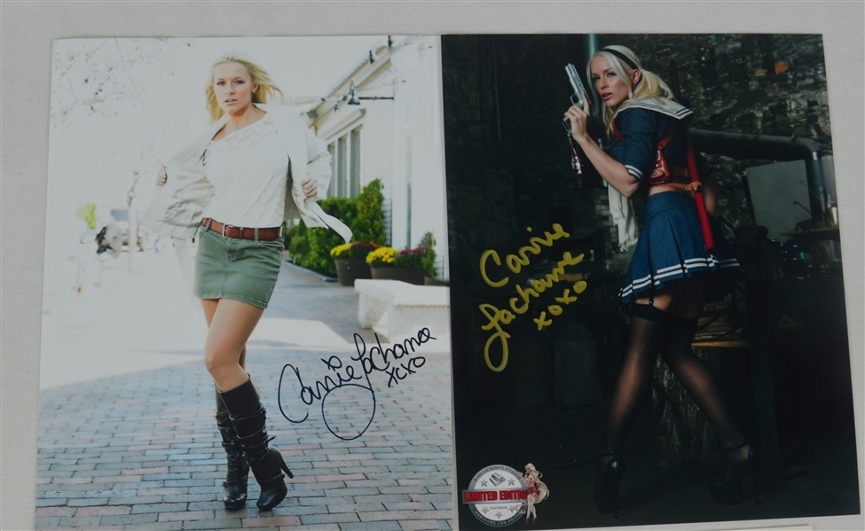Carrie La Chance Lot of 4 Autographed 8x10 Photos