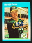 Mark McGwire Autographed Ball Card & Photo