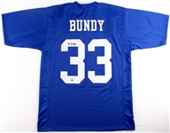 Ed O'Neill Autographed Al Bundy Polk High Jersey & Full Size Helmet