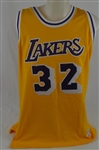 Magic Johnson Los Angeles Lakers Autographed Jersey