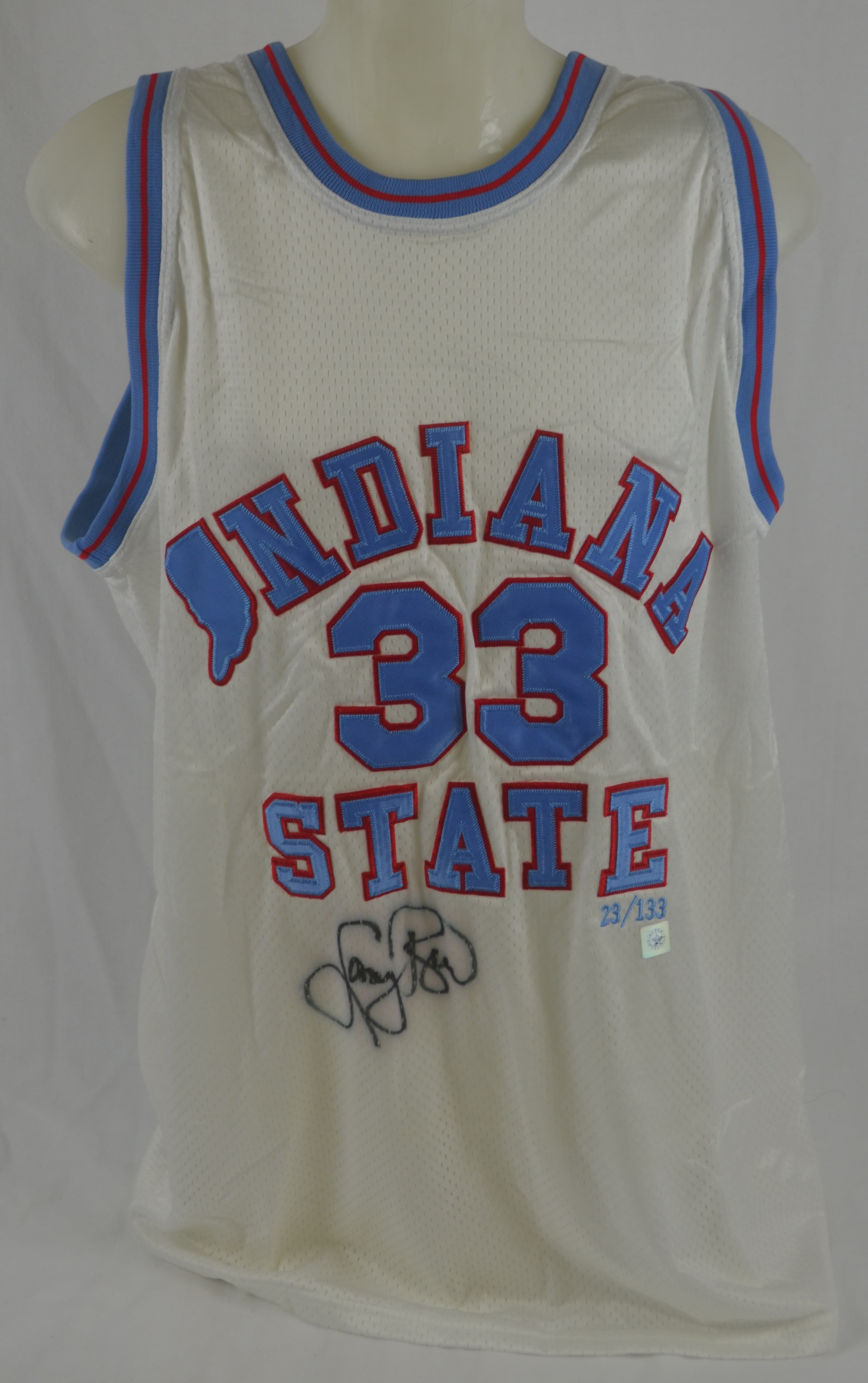 Larry Bird Autographed Signed Indiana State Sycamores Framed 